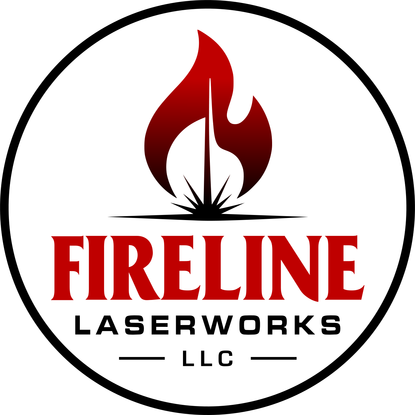 Fireline Laserworks badge logo